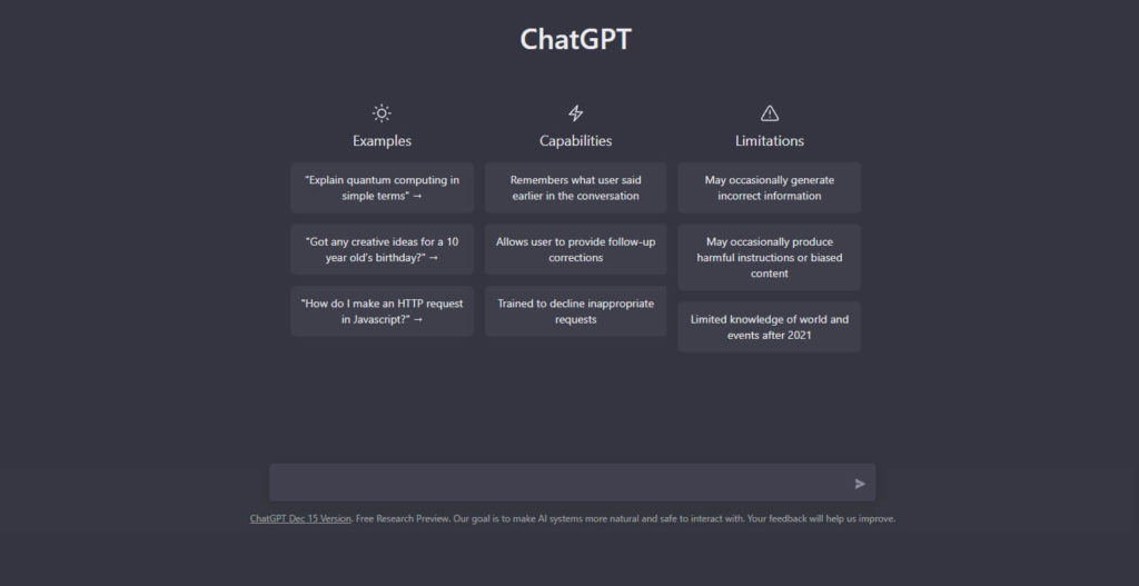 chatgpt-interface